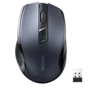 Ugreen USB optical wireless mouse 2.4GHz 4000 DPI black (MU006)