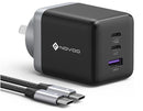 NOVOO 100W 3 Ports (2 X C+1 x A) GaN II Charger