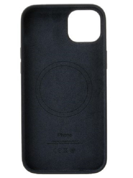 Apple iPhone 15 Plus Silicone Case with MagSafe Genuine - Black