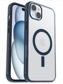 OtterBox iPhone 15 Pro Max Lumen Case with MagSafe Clear - Manta Ray Black