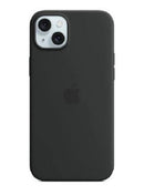 Apple iPhone 15 Plus Silicone Case with MagSafe Genuine - Black
