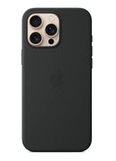 Apple iPhone 16 Pro Max Silicone Case with MagSafe Genuine - Black