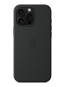 Apple iPhone 16 Pro Max Silicone Case with MagSafe Genuine - Black