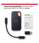 SanDisk Extreme USB 3.2 Portable SSD with USB-C Connector - 2TB (SDSSDE61-2T00-G25)