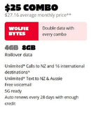 The Warehouse Mobile Sim Card with $25 Combo
