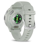 Garmin Venu 3S Silver Stainless Steel Bezel with Sage Gray / Silicone Band 41mm