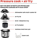 Instant Pot Duo Crisp Air Fryer 11-in-1 Electric Multi-Cooker 8L