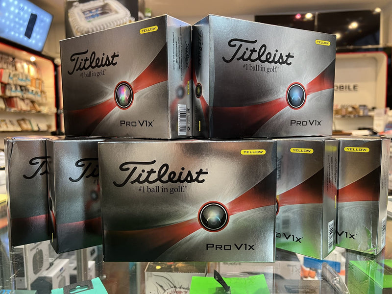 Titleist Pro V1x Golf Balls Standard Play Numbers(1-4) One Dozen