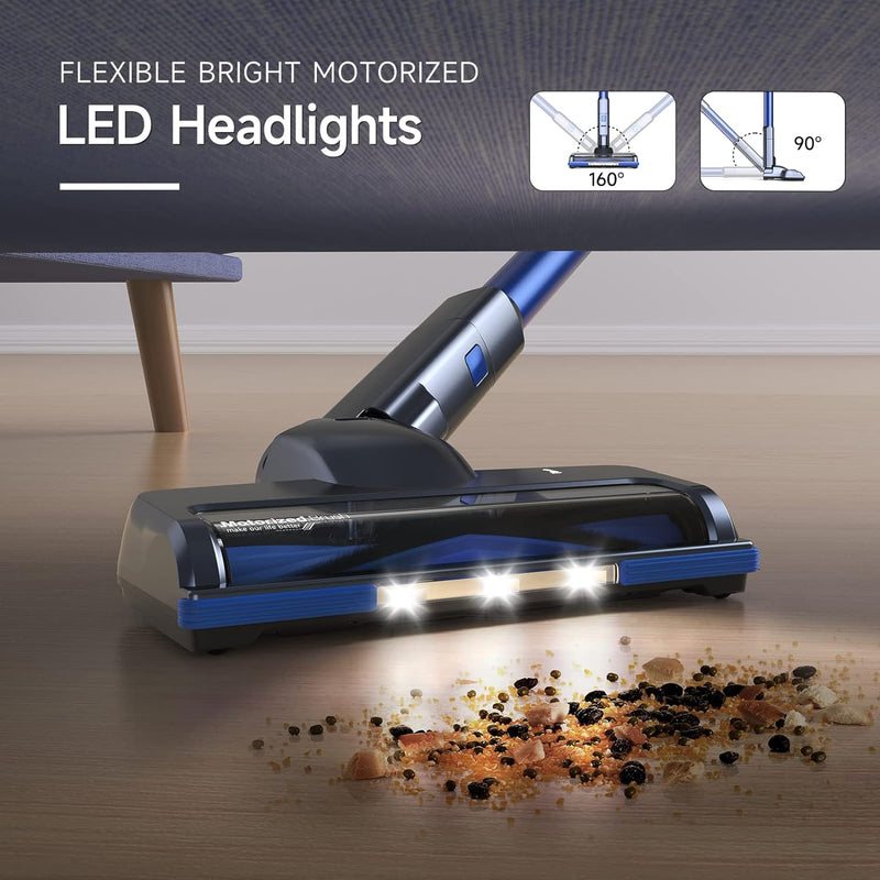 lubluelu 202 Cordless Vacuum Cleaner with powerful suction 25KPa