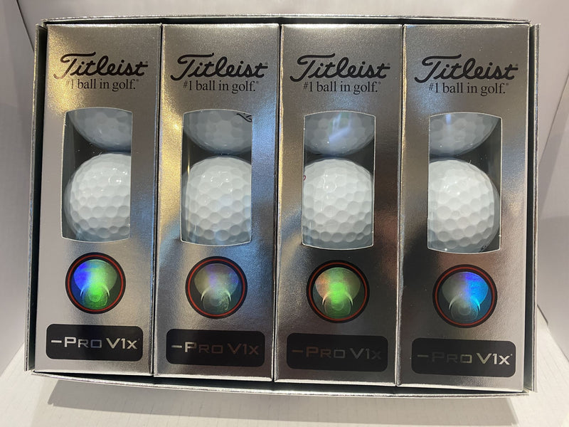 TITLEIST PRO V1X LEFT DASH GOLF BALLS WHITE (1 DOZEN)