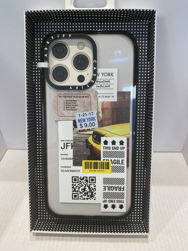 CASETiFY Impact Case (MS) iPhone 15 Pro (6.1") - Black New York