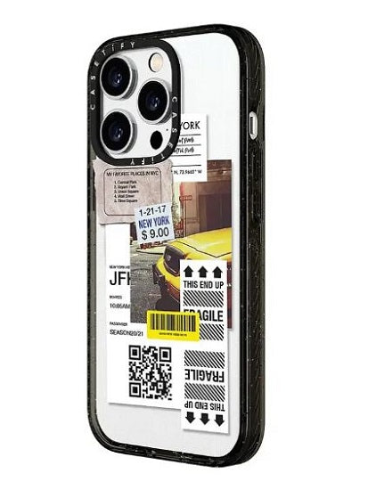 CASETiFY Impact Case (MS) iPhone 15 Pro (6.1") - Black New York