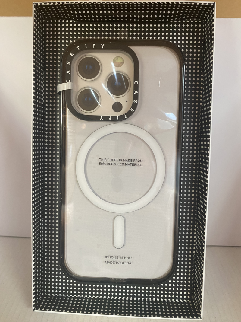 CASETiFY Impact Case (MS) iPhone 15 Pro (6.1") - Clear