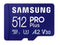 Samsung PRO Plus 512GB microSD Card with adapter (180MB/s 130MB/s)