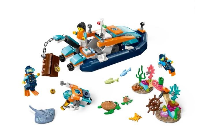 LEGO 60377 City Explorer Diving Boat