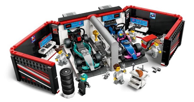 LEGO 60444 City F1 Garage & Mercedes-AMG & Alpine Cars