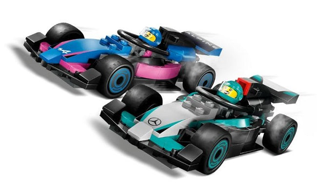 LEGO 60444 City F1 Garage & Mercedes-AMG & Alpine Cars