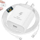 YESDEX USB Type C 25W Fast Charger With Cable