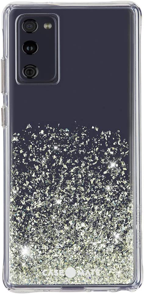 Casemate Samsung Galaxy S20 FE 5G Twinkle Ombre Stardust w/Micropel case YELLOWING