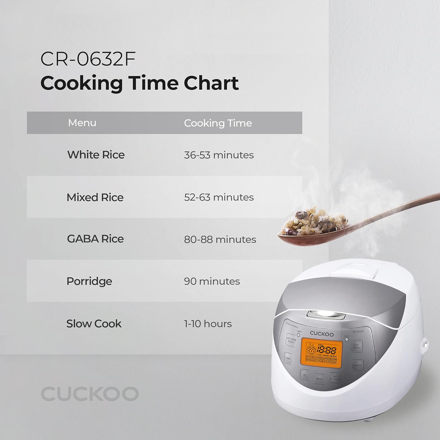 Cuckoo 6-Cup Micom Rice Cooker (CR-0632F)