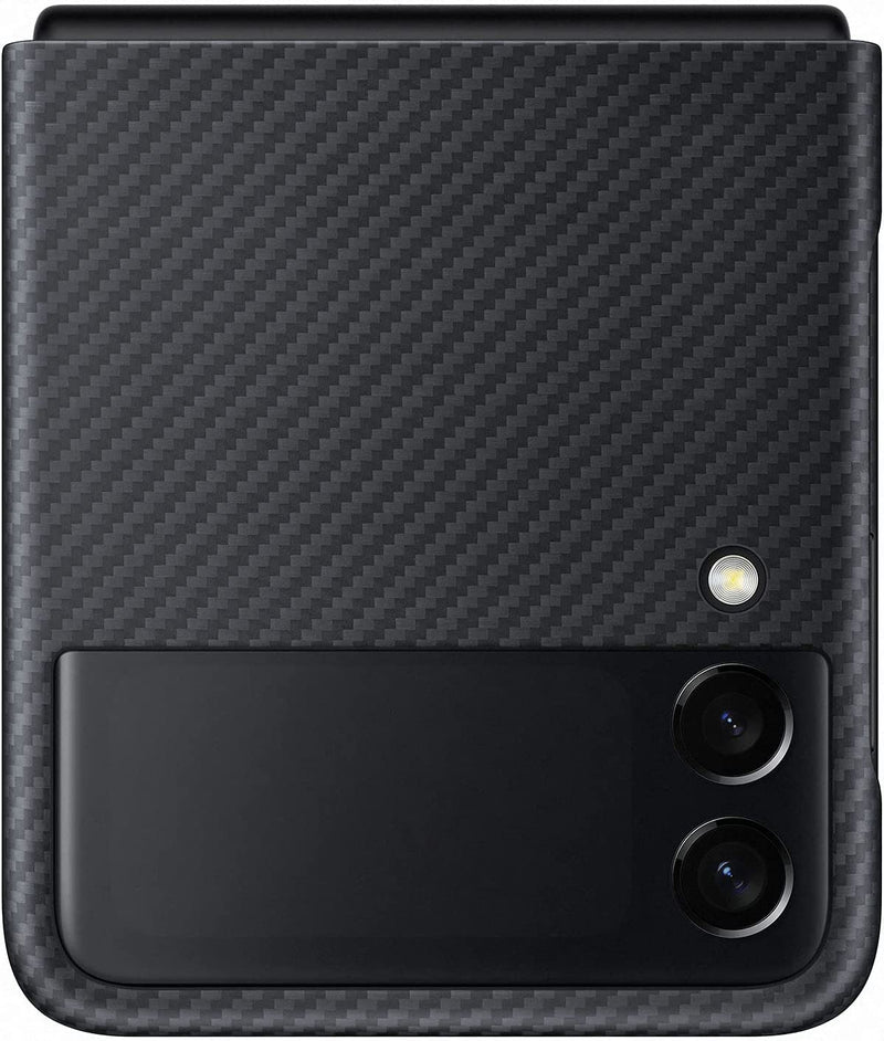 Samsung Galaxy Z Flip 3 5G Aramid Cover - Carbon Black Genuine