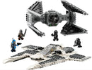 LEGO Star Wars 75348 Mandalorian Fang Fighter vs TIE Interceptor