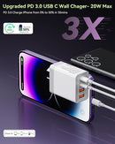 Aerostralia 4-Port USB Type C 40W QC3.0 Fast Charger With Cable