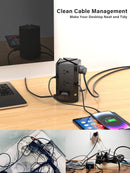 Heymix Surge-Protected Power Tower With 12 AC Outlets / 4xUSB-A & 2xUSB-C Ports