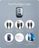 Anker 735 Charger (Nano II 65W) 2xC - 1xUSB Black