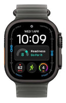 Apple Watch Ultra 4 Cellular 49mm Black Titanium Case with Translucent Black Ocean Band