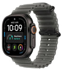 Apple Watch Ultra 4 Cellular 49mm Black Titanium Case with Translucent Black Ocean Band