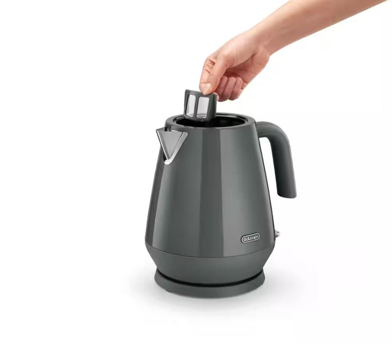 Delonghi Eclettica Kettle Graceful Grey 1.7L