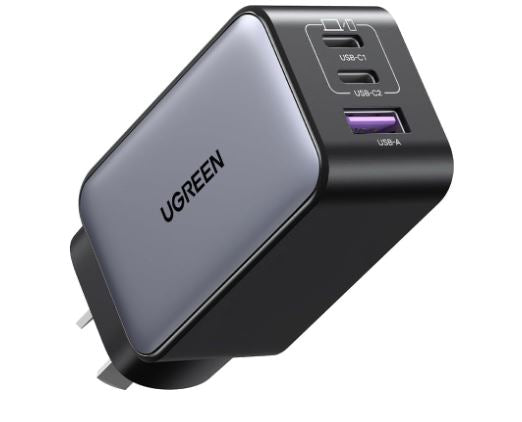 UGREEN  65W 3 Ports(2X USB C+1X USB A) GaN II Fast Charger