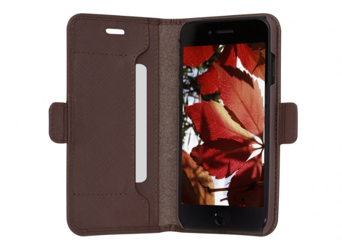 Dbramante1928 Apple iPhone SE / 8 / 7 Milano Leather Wallet Case with Screen Protector