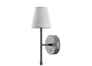 Globe LED Wall Sconce Wireless Light 2 Pack Black Finish