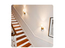 Globe LED Wall Sconce Wireless Light 2 Pack Black Finish