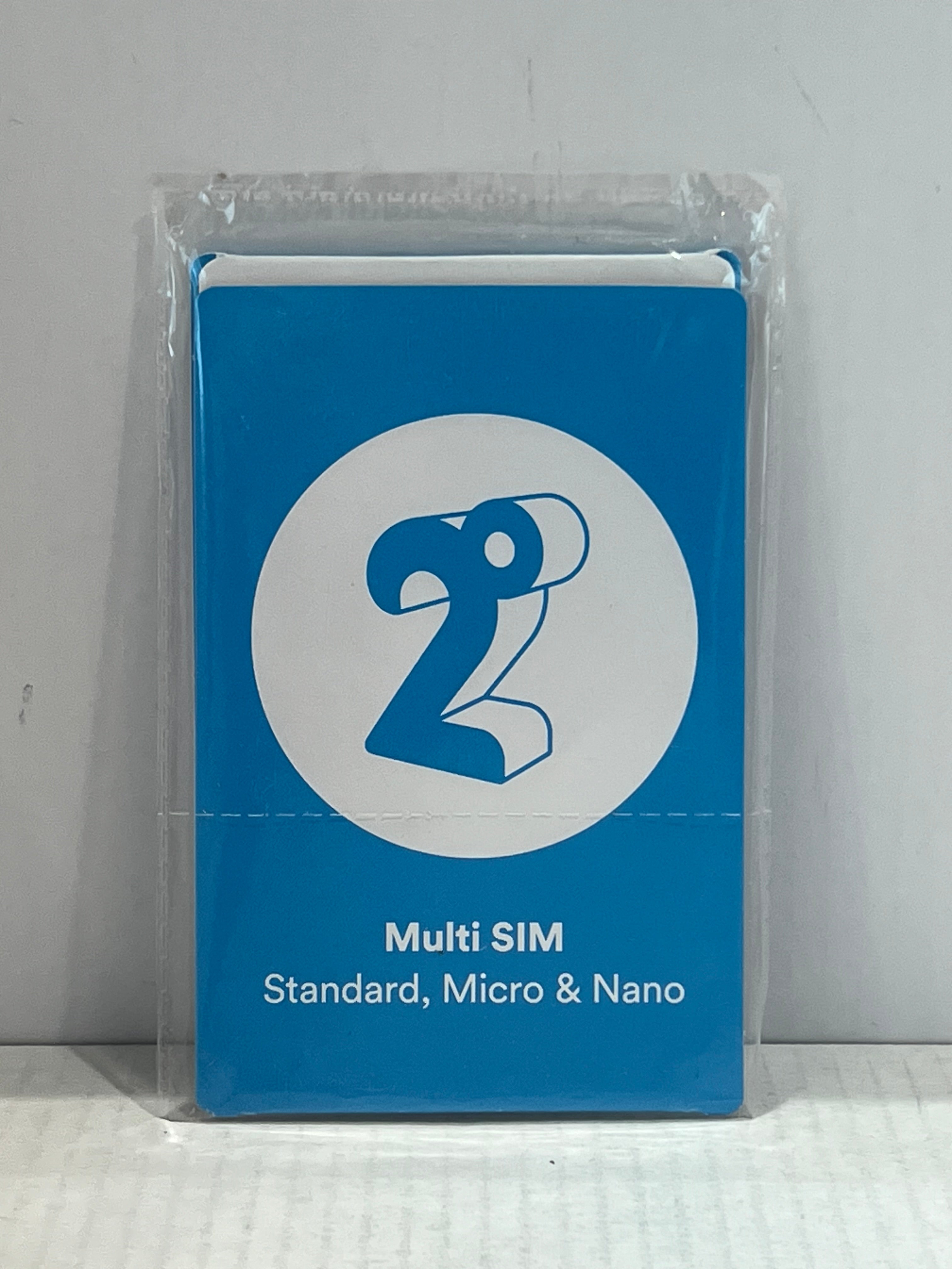 2degrees 3 in 1 sim card