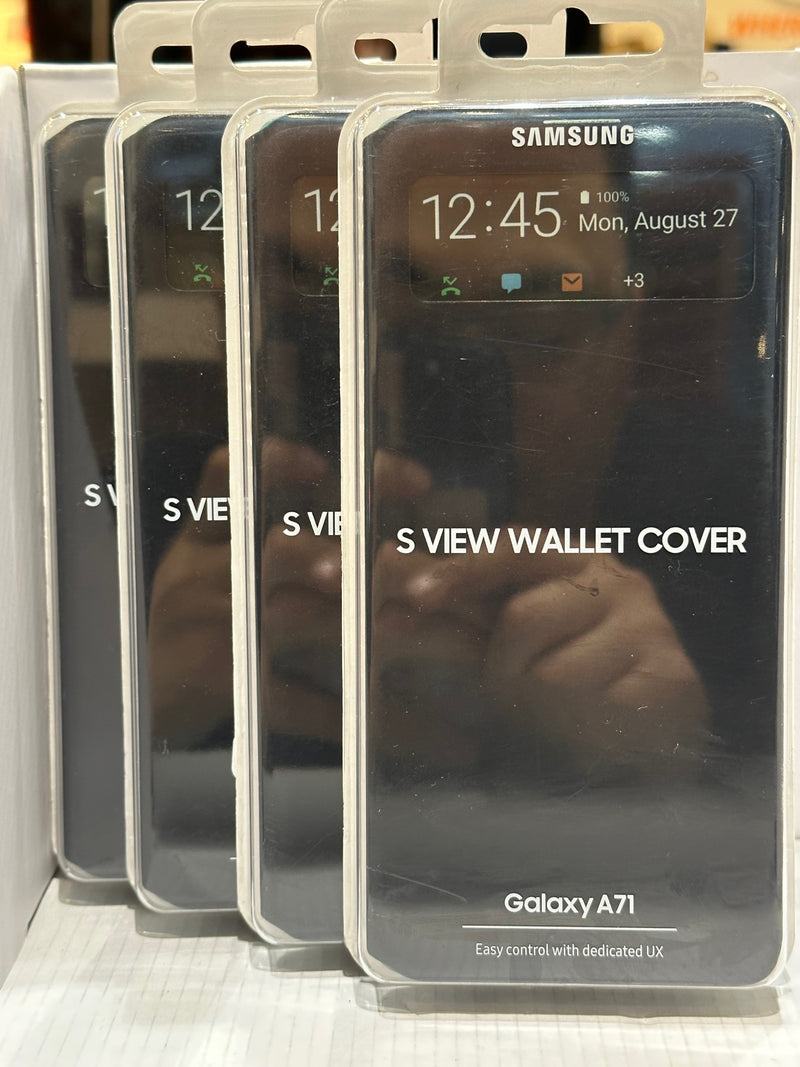 S View Wallet A71 Samsung Galaxy A71 S View Wallet Cover Black