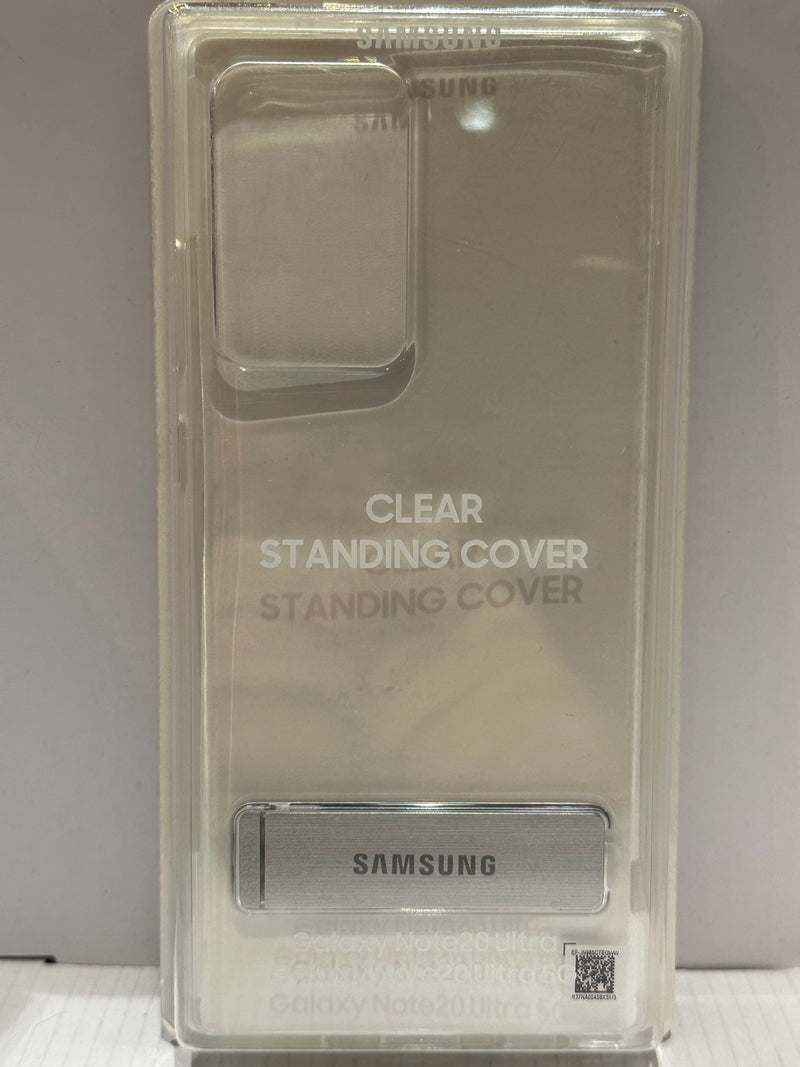 Samsung Galaxy Note 20 Ultra / Note 20 Ultra 5G Clear Standing Cover - Genuine + Free Screen Protector