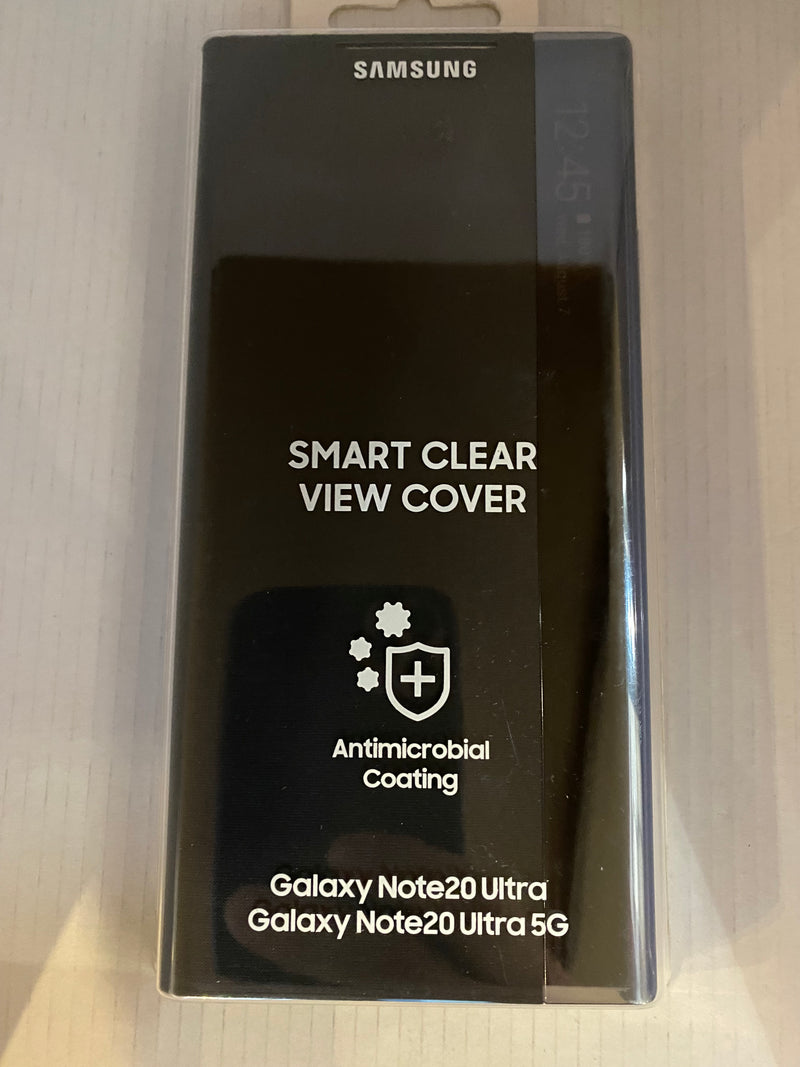 Samsung Galaxy Note 20 Ultra Smart Clear View Cover Genuine + Free Screen Protector