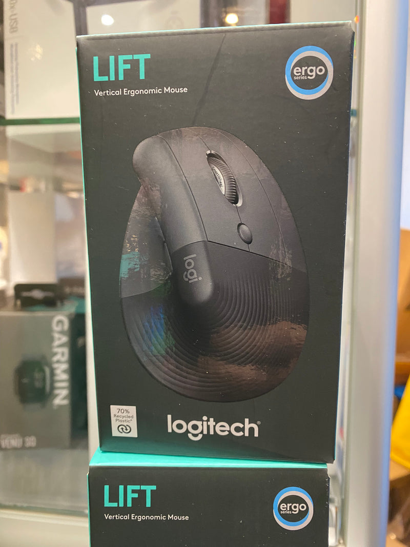 Logitech Lift Vertical Ergonomic Wireless Mouse Graphite – Cool Mobile