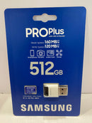 Samsung PRO Plus 512GB with Card Reader MicroSDXC Memory Card