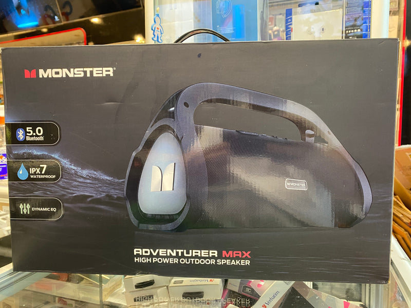 Monster Adventurer Max Boom Box Bluetooth Portable Speaker