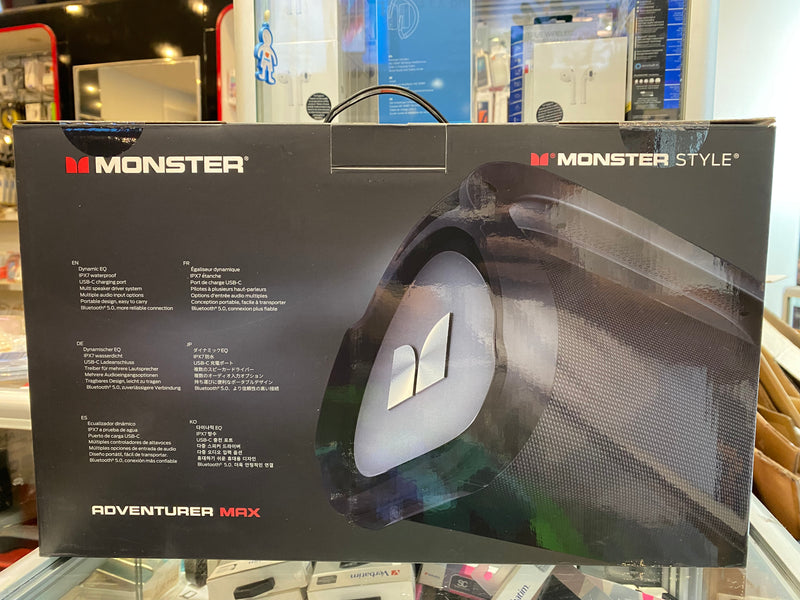 Monster Adventurer Max Boom Box Bluetooth Portable Speaker