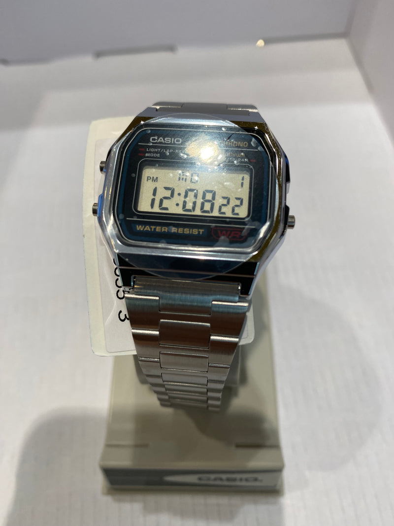 Casio Classic Stainless Steel Digital Unisex Watch - A158WA-1