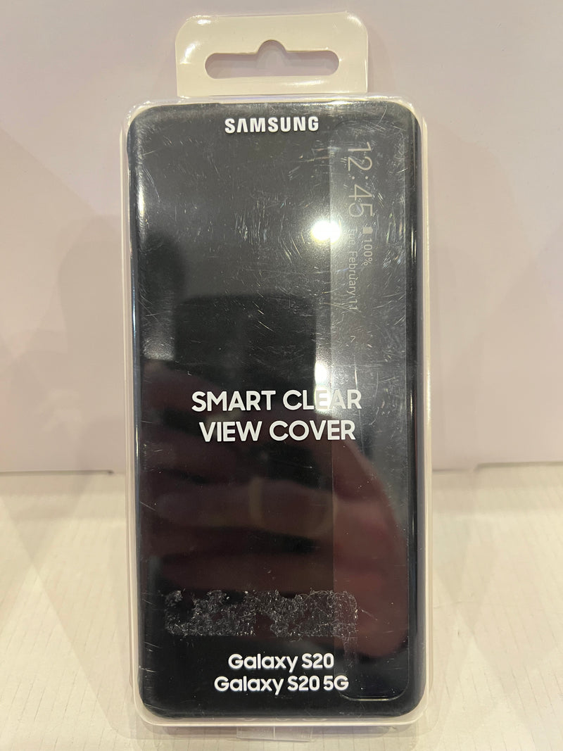 Samsung Smart Clear View Cover For Samsung Galaxy S20 5G + Free Screen Protector