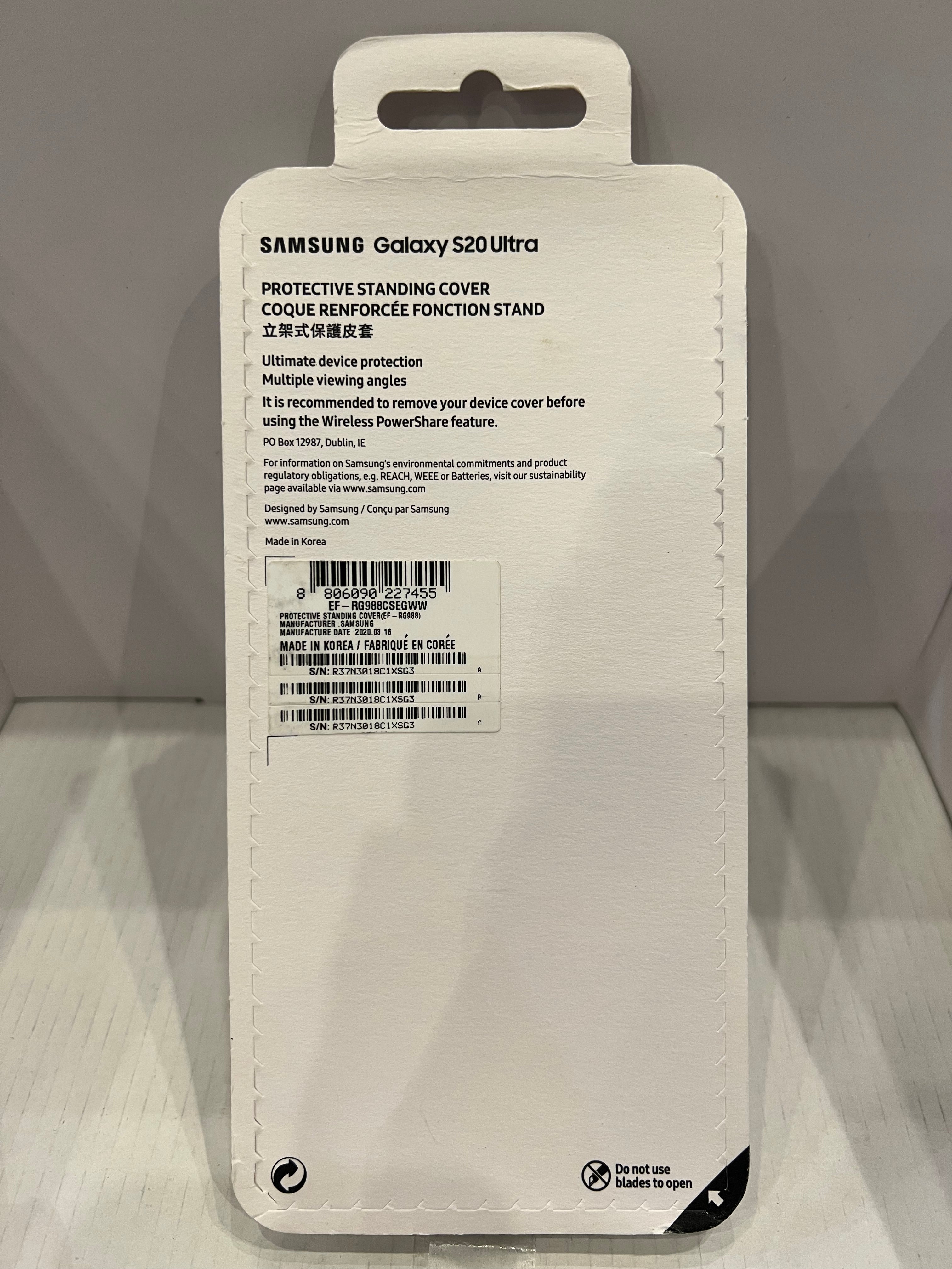 Samsung Protective Standing Cover For Samsung Galaxy S20 Ultra