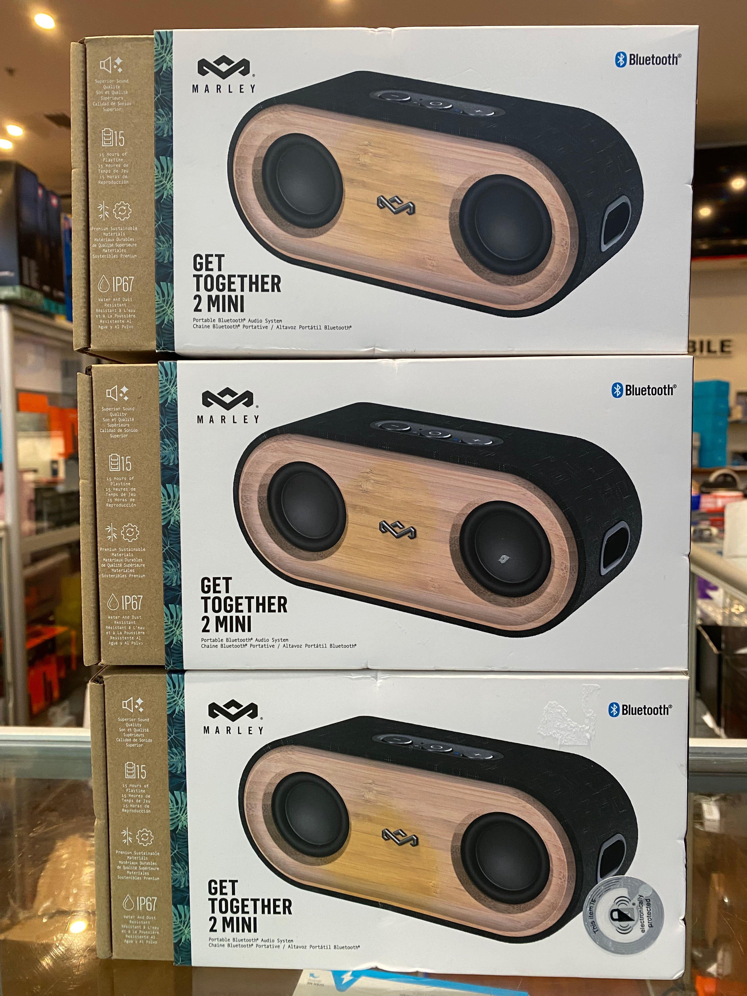 Marley Get Together Mini 2 Portable Bluetooth Speaker Black