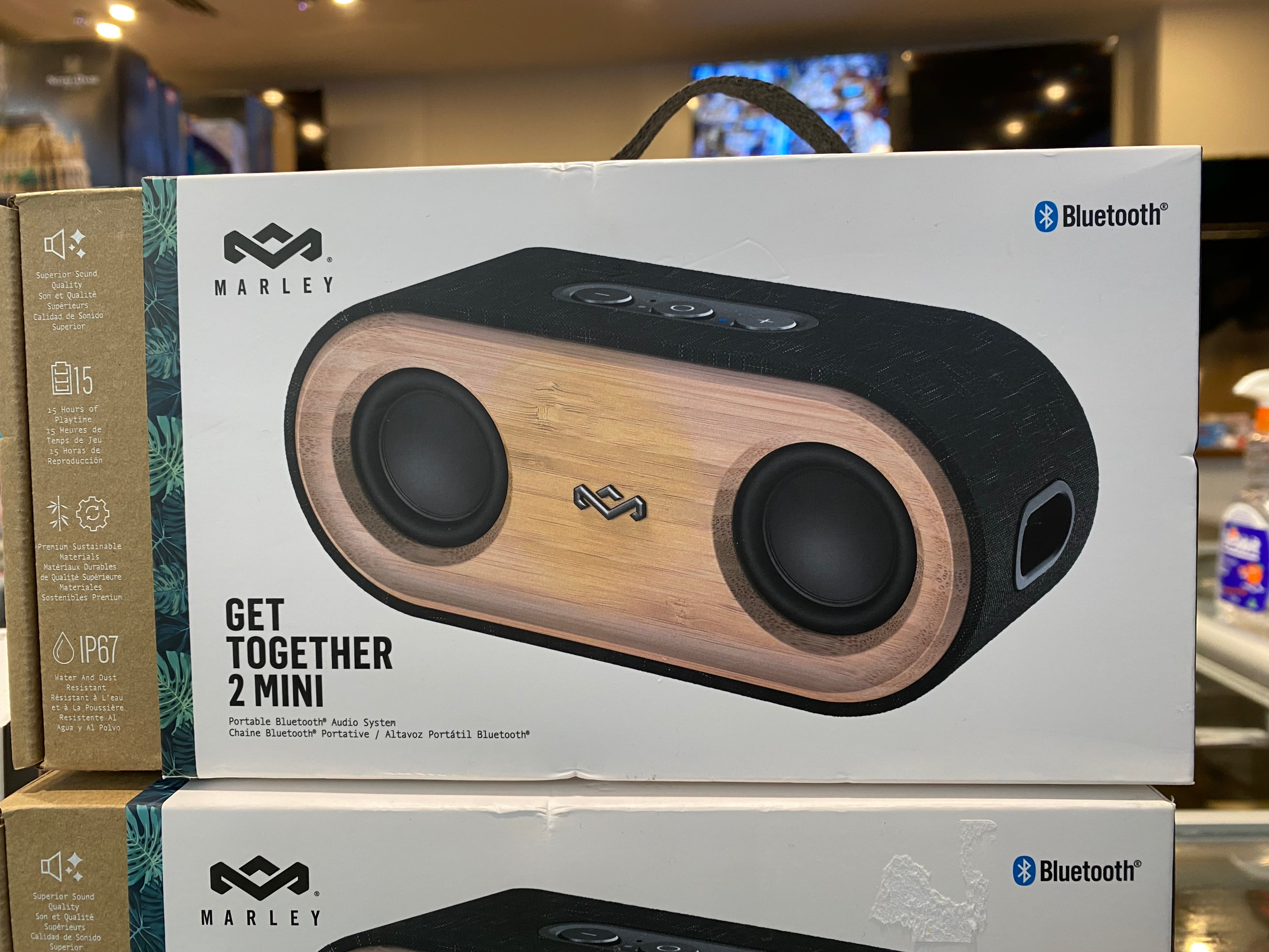 Marley Get Together Mini 2 Portable Bluetooth Speaker Black