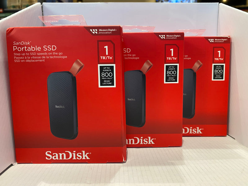 SanDisk Portable SSD 1TB External SSD Hard Drive Black – Cool Mobile